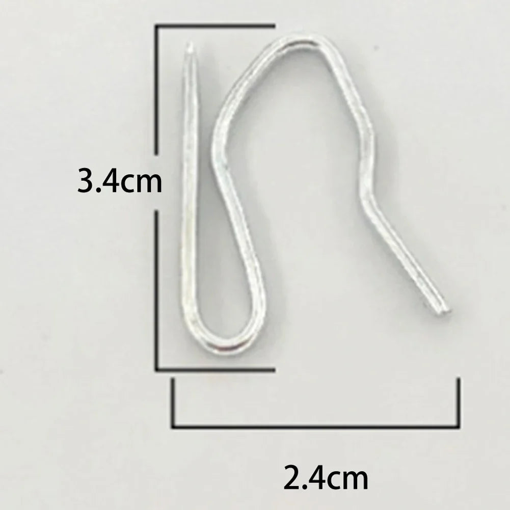 Metal Pin S Hook Curtain Hooks – French & Pinch Pleat Zinc Curtain Hooks Qme