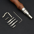 Adjustable Stitching Groover Beveler & Edge Creaser Tool Leathercraft Hand Tool Qme 1set