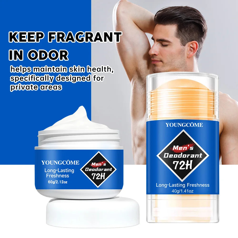 YOUNGCOME Men's Deodorant Stick – Long-Lasting Freshness Men's Deodorant Stick Qst