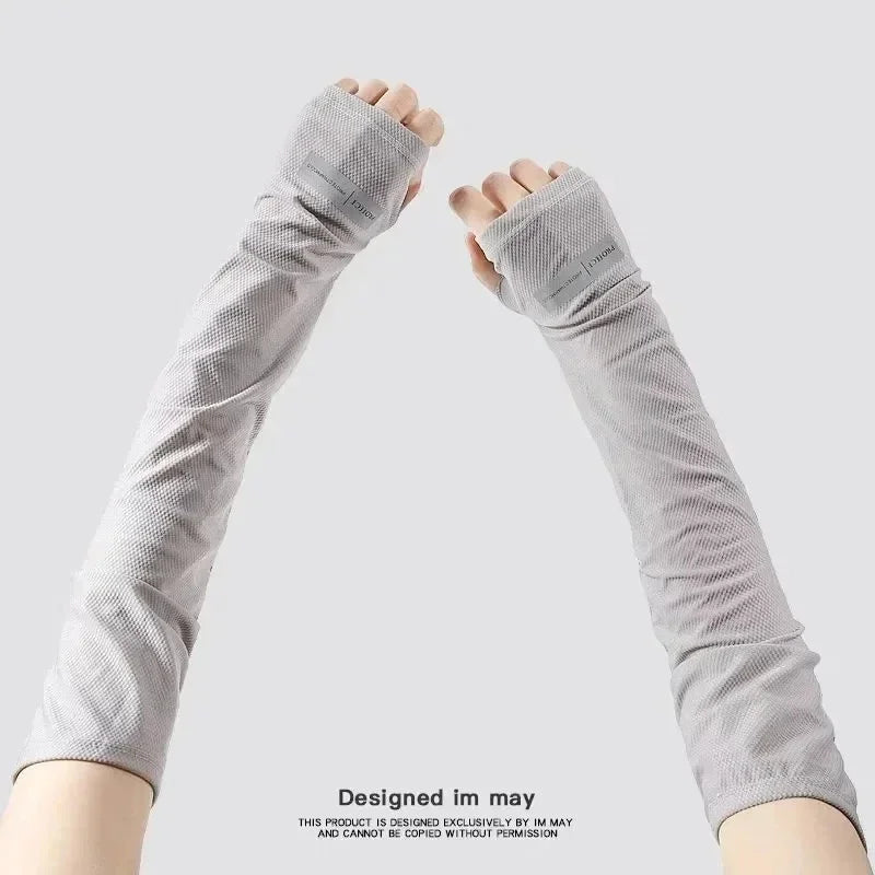 Cooling UV Arm Sleeves for Cycling & Outdoor Sports | Unisex Cooling Arm Sleeves Qme
