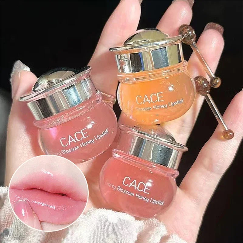 CACE Cherry Blossom Honey Lip Balm – Hydrating & Plumping Lip Balm Qme