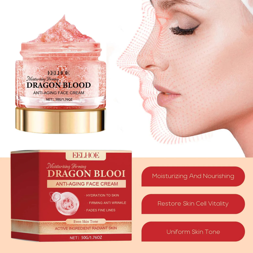 Dragon Blood Face Cream – Pore Minimizing & Fine Line Smoothing Face Moisturizer Cream Qme