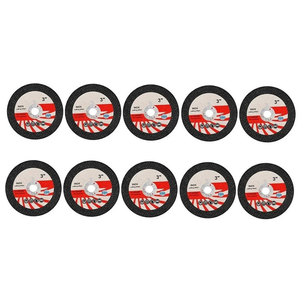 10-Pack 75mm Resin Grinding Wheels – Corundum & Zirconium Abrasive Grinding Wheel Qme