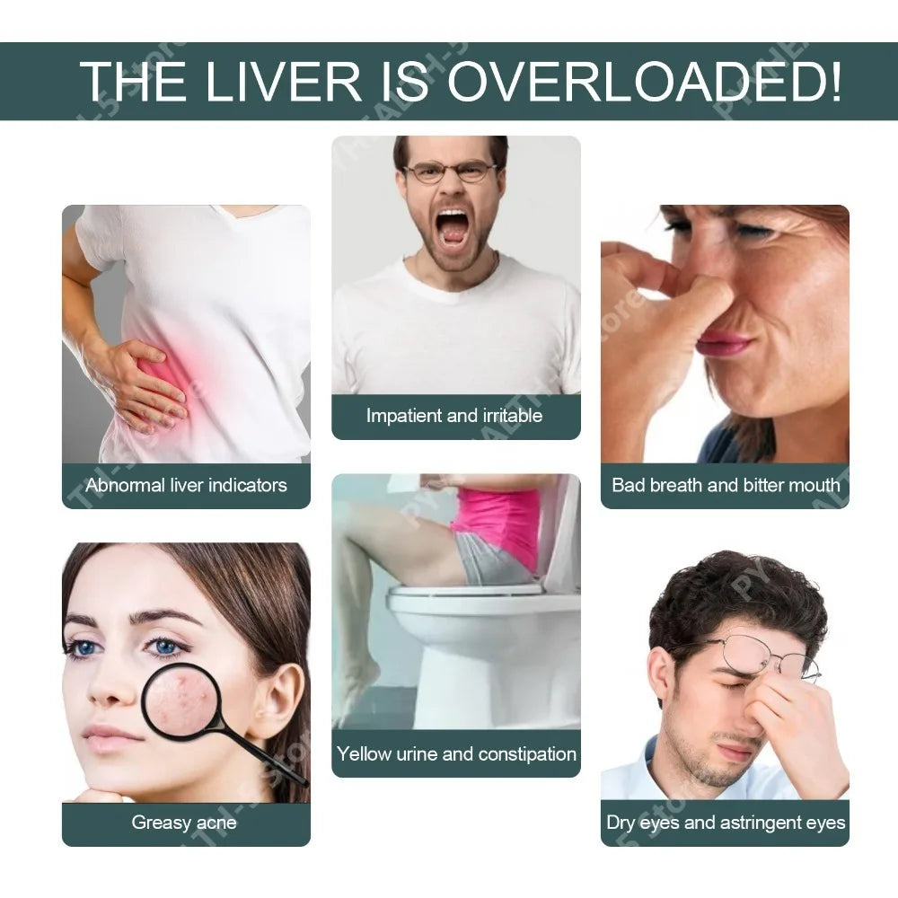 Liver Support Liquid Drops 30ml – Dendrobium & Mullein Extract Herbal Liquid Supplement Qst