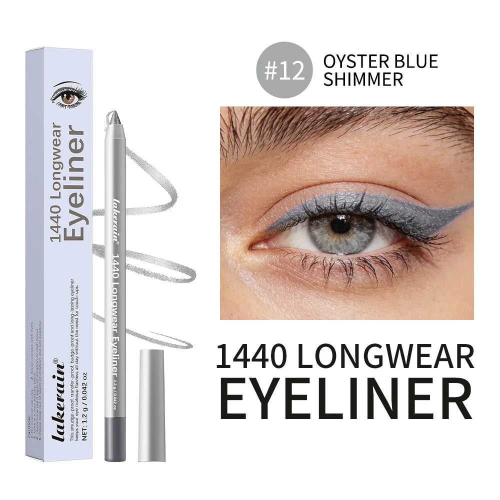 Lakerain Waterproof Eyeliner Pen – Quick-Dry & Long-Lasting Eyeliner Pen Qst 12