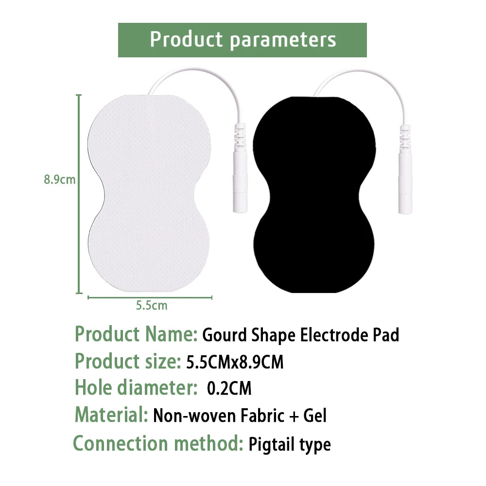 TENS EMS Reusable Electrode Pads – Self-Adhesive Gel 10/20 Pcs Electrode Pads Qst