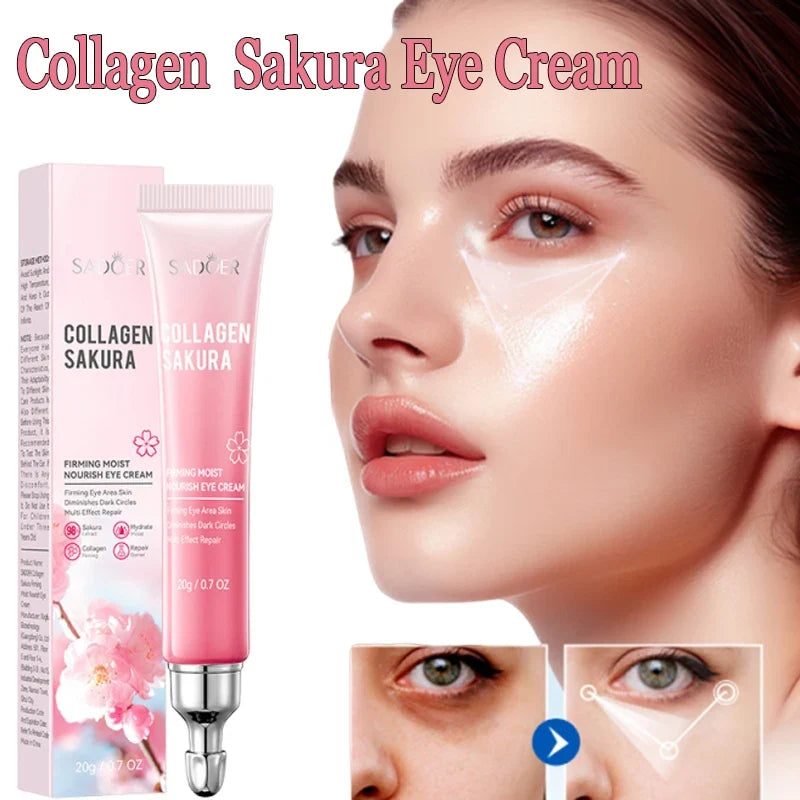Sakura Collagen Eye Cream – Firm, Brighten & Hydrate Eye Cream Qme