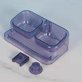 Large Double Compartment Parrot Feeding Bowl | Bird Feeder Dish Bird Feeder Bowl Qme A2