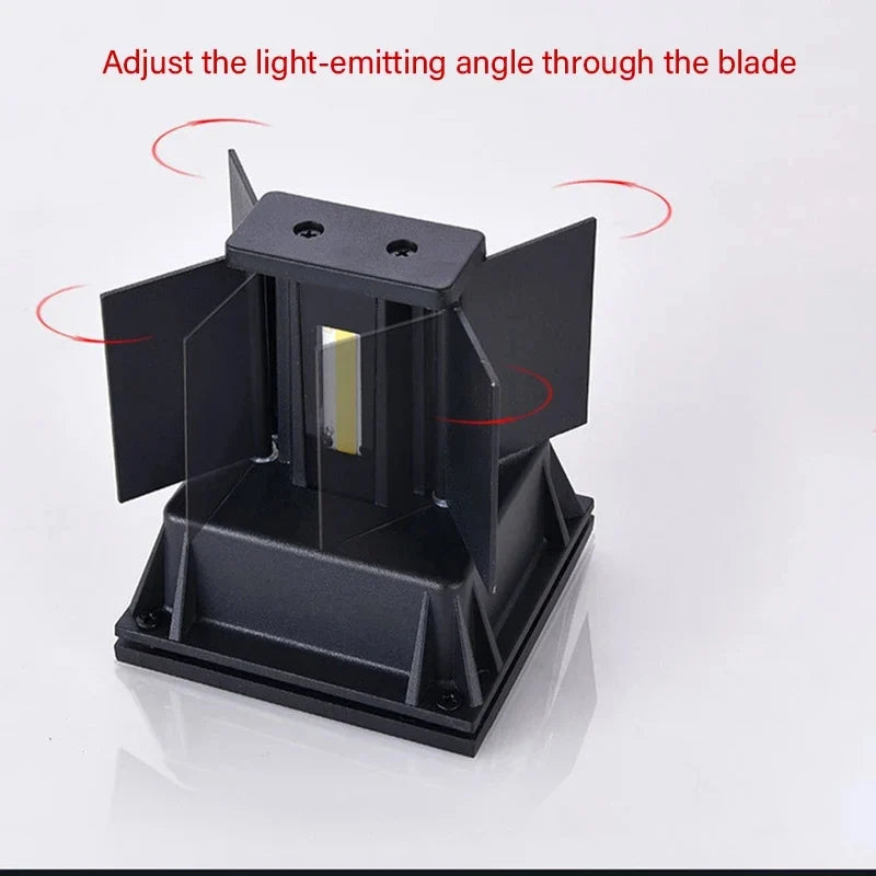 TRAZOS 12W PIR Sensor LED Outdoor Wall Light – IP65 Waterproof Outdoor LED Wall Light Qme