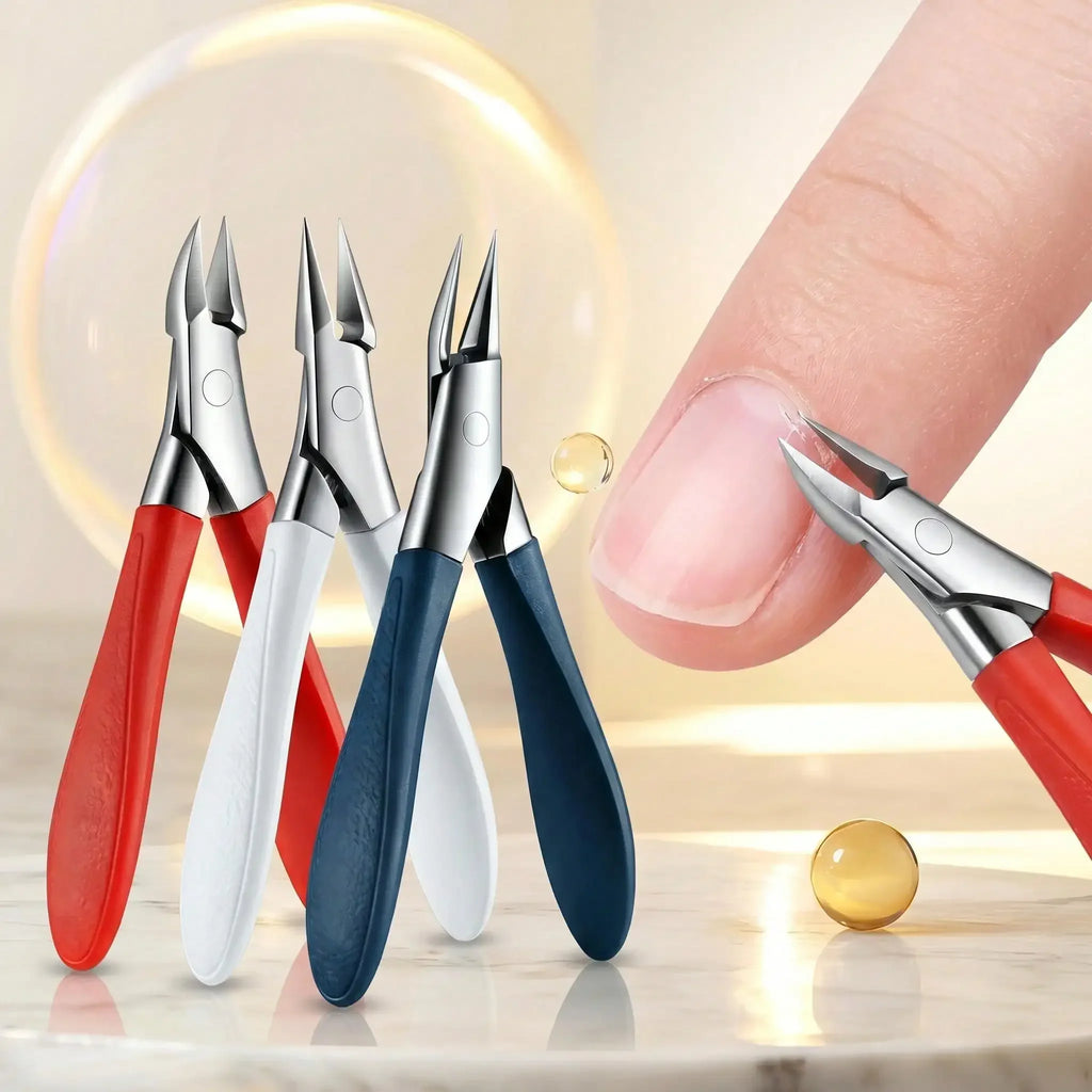 Professional Nail Clippers & Cuticle Trimmer | Stainless Steel Nail Clipper Set Qme