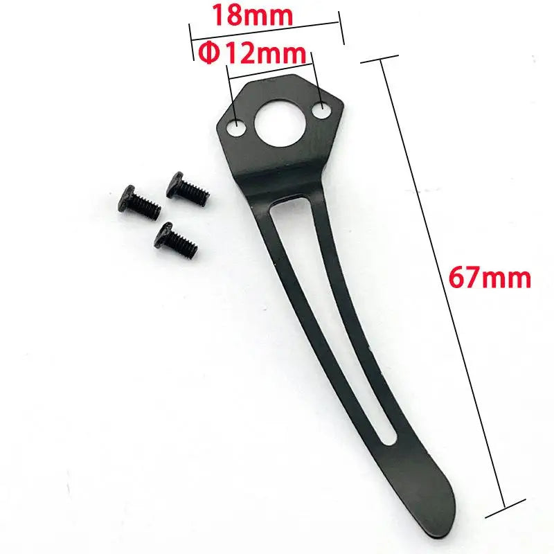 Stainless Steel Back Clip for DIY Folding Pocket Knife – Swayboo Knife Clip Accessory Qst