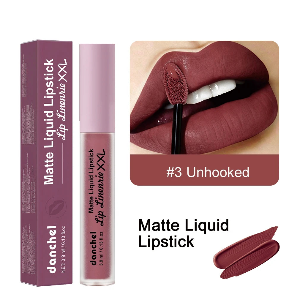 Matte Liquid Lip Gloss – 16H Wear, Transfer-Resistant & Non-Drying Matte Liquid Lipstick Qst 03