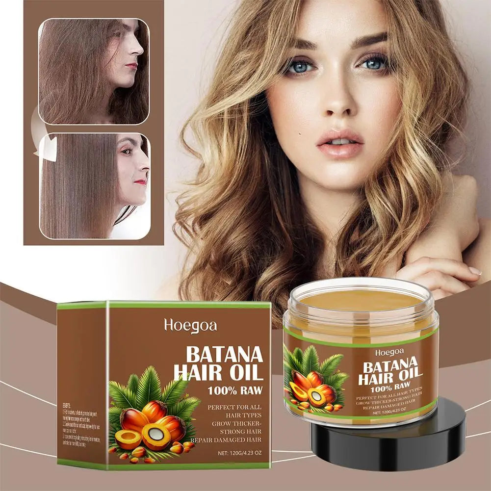 Organic Batana Hair Oil – Scalp & Hair Strengthening Treatment Hair Treatment Oil Qme