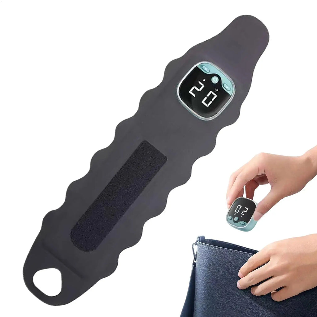 Cordless Microcurrent Wrist Massager with Heating Compression Wrist Massager Qme