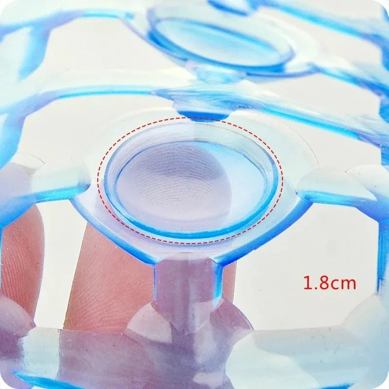 Anti-Slip PVC Shower Foot Massage Mat with Suction Cups Shower Foot Massage Mat Qme