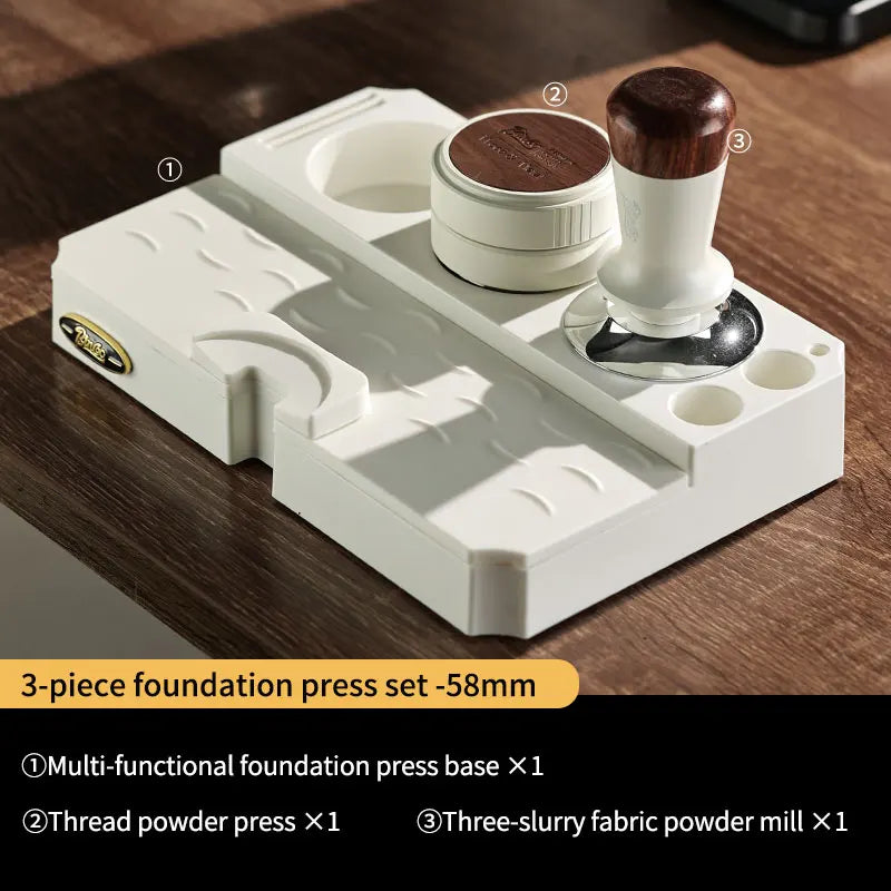 Bincoo 51/58mm Three-Blade Coffee Distributor & Leveler Set Coffee Distributor Set Qst 58mm-3pcs China Mainland