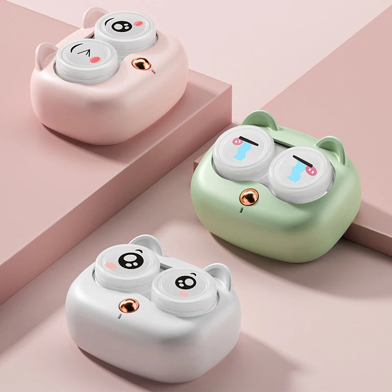 Ultrasonic Contact Lens Cleaner – Portable Cleaning Case Lens Cleaning Device Qst