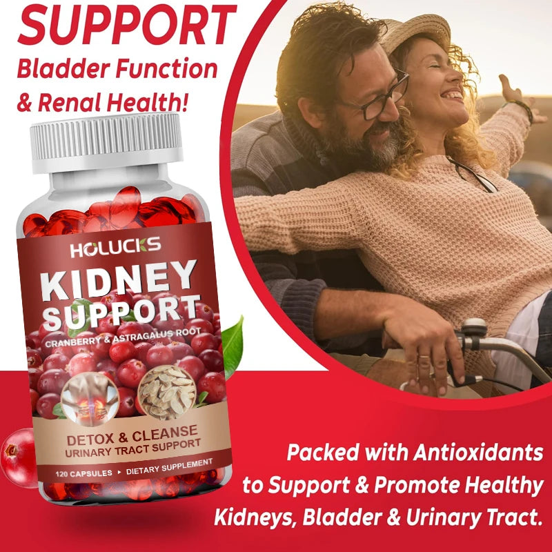 Pure Kidney Support Capsules – Cranberry & Horsetail Herbal Blend Herbal Supplement Capsules Qst