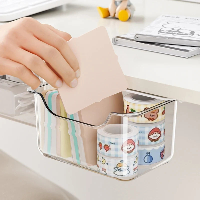 Under-Mirror Cabinet Transparent Bathroom Storage Organizer Bathroom Storage Organizer Qme
