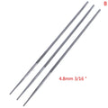 Round Chainsaw Chain Files Set – 4mm 4.8mm 5.5mm, 3 Pcs Chainsaw Sharpening File Qme 4.8mm