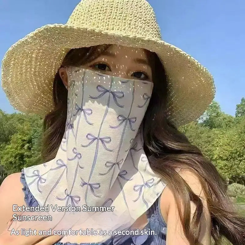 Women's UV Sun Protection Neck Scarf & Face Cover Sun Protection Scarf Qst A4