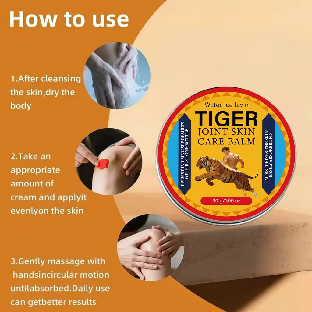 Tiger Skin Balm with Bee Venom, Collagen & NMN Cream Moisturizing Body Balm Qme