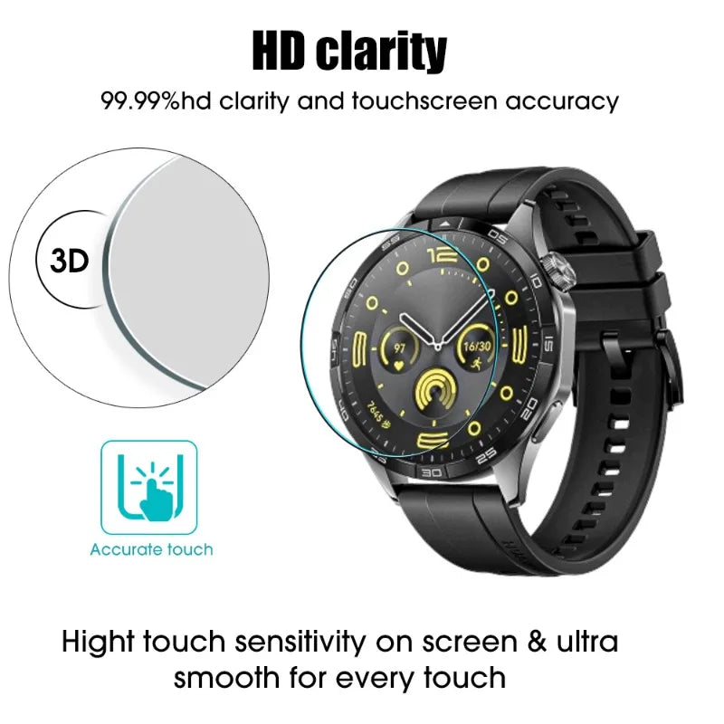 2.5D Tempered Glass Screen Protector – Huawei Watch GT4 Watch Screen Protector Qme
