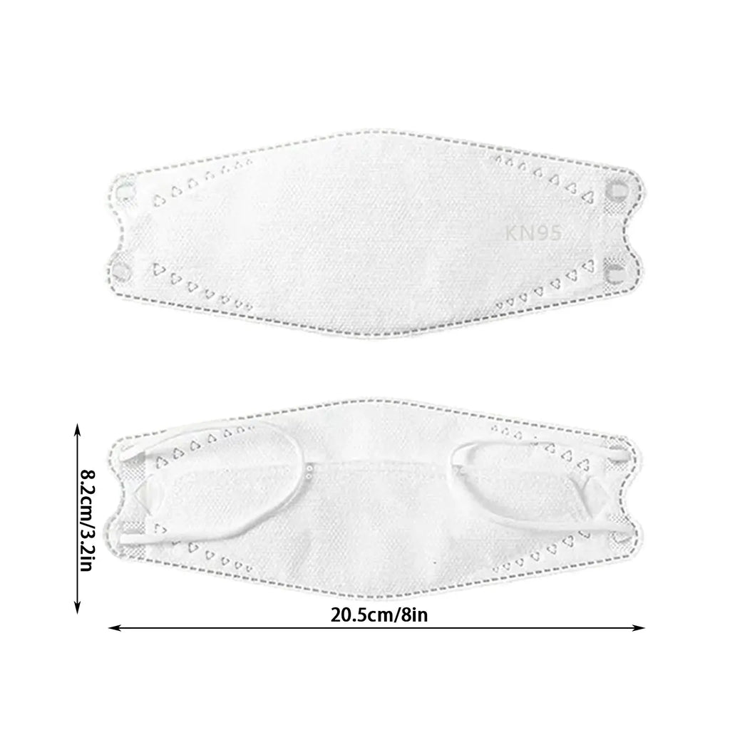 3D Solid Color Dust-Blocking Face Mask – Breathable Adult Mask Face Mask Qme