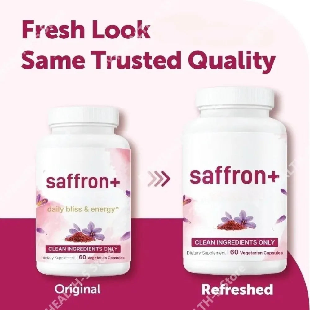 Saffron Extract 88.5mg Capsules – 60ct Vegetarian Supplement Herbal Supplement Qst