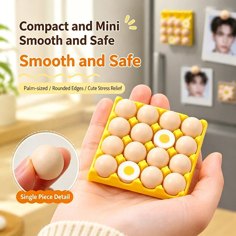Funny Egg Tray Fridge Magnets – Cute Photo & Note Holder Novelty Fridge Magnets Qme