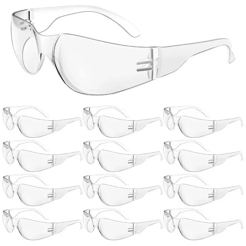 Safety Goggles Anti-Splash Anti-Dust Impact Resistant | 10pk Safety Goggles Qme