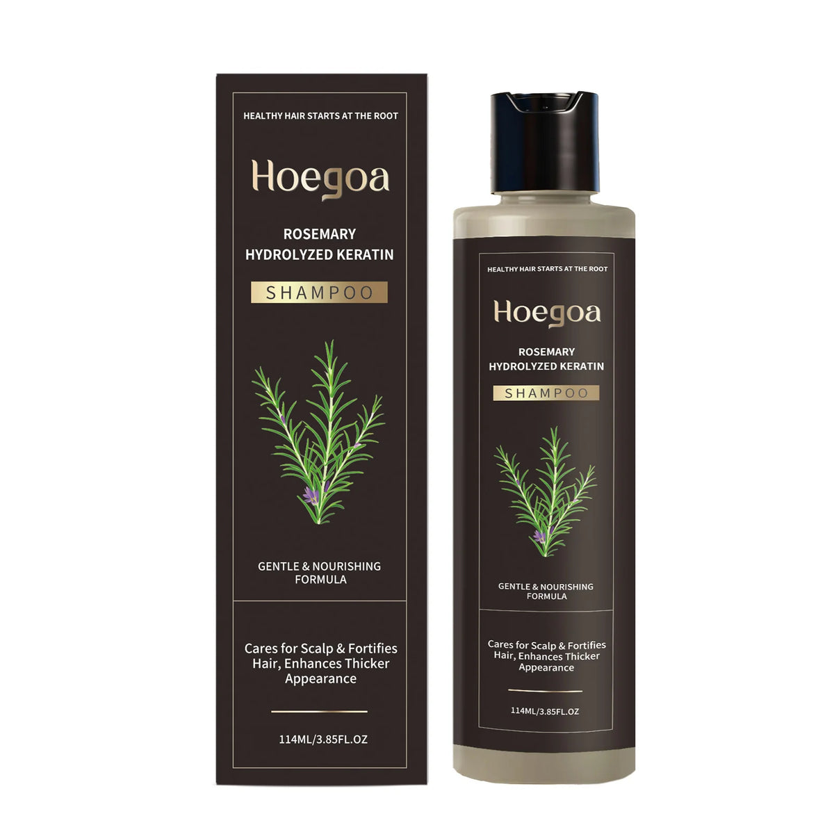 HOEGOA Rosemary Shampoo – Volumizing & Thickening 114ml Hair Shampoo Qst 114ml boxed