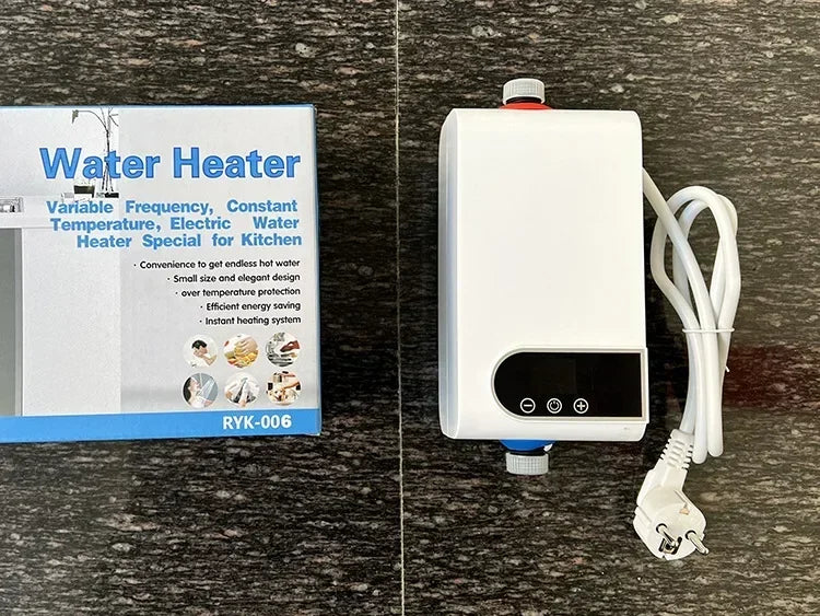 ZARTSEN 220V 5500W Instant Electric Water Heater | Portable Instant Water Heater Qst WHITE AU