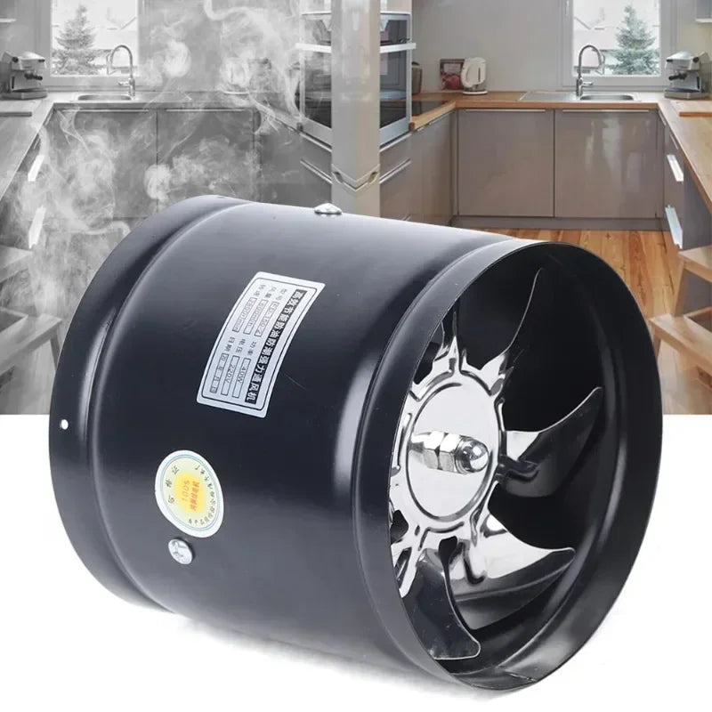 ZARTSEN 150mm Axial Duct Exhaust Fan 500m³/h 40W Axial Duct Exhaust Fan Qst