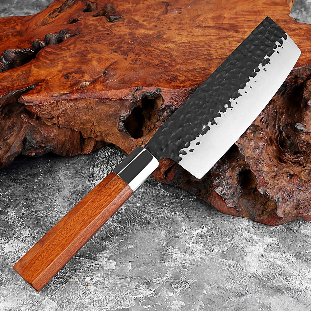 XITUO Japanese High Carbon Steel Chef Knife Set – 1-3 Piece Kitchen Knife Set Qst Nakiri Knife