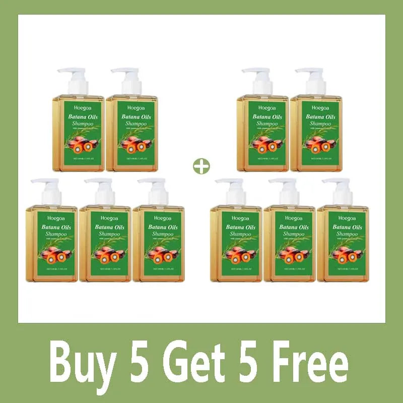 Organic Batana Oil Shampoo – Scalp & Hair Repair | Rosemary Nourishing Shampoo Qme Buy 5 Get 5 Free