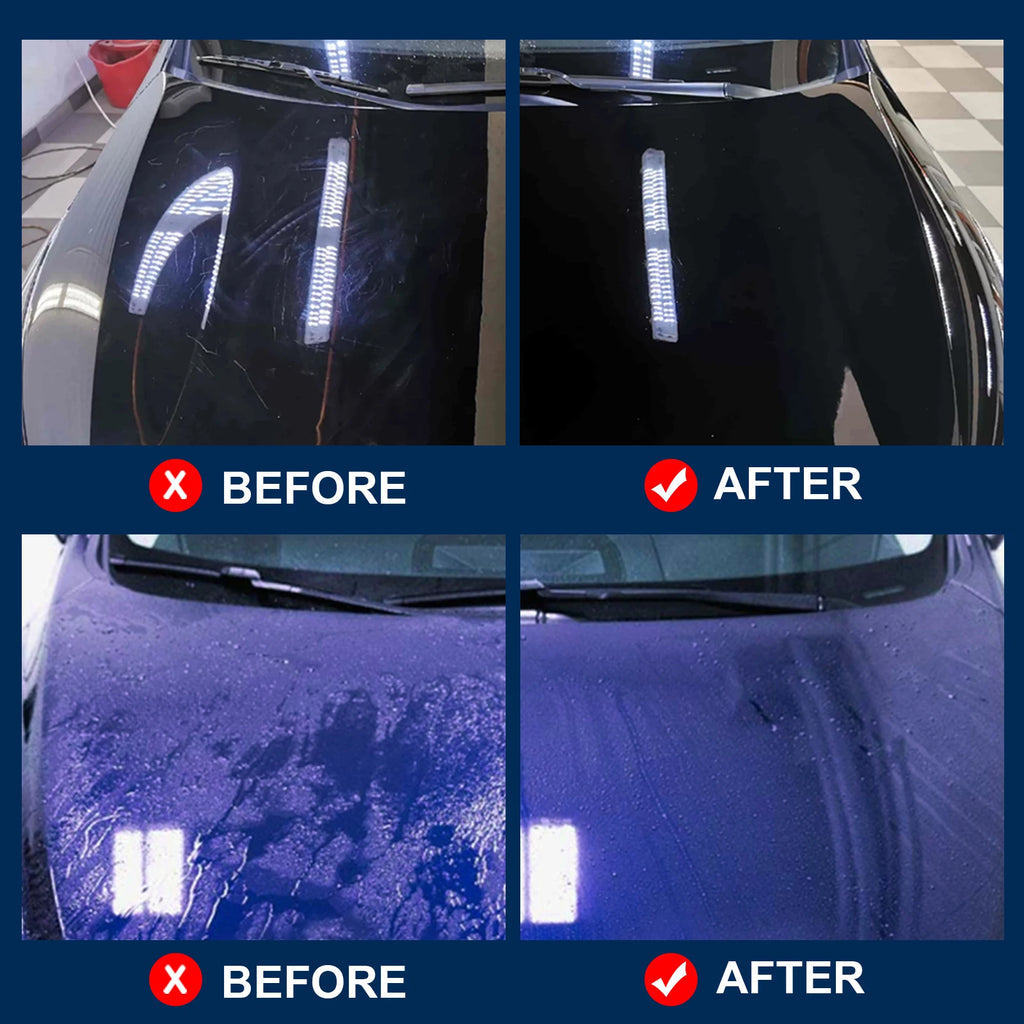 Car Crystal Nano Wax – Gloss Coating, Polish & Scratch Cover Car Detailing Wax Qst
