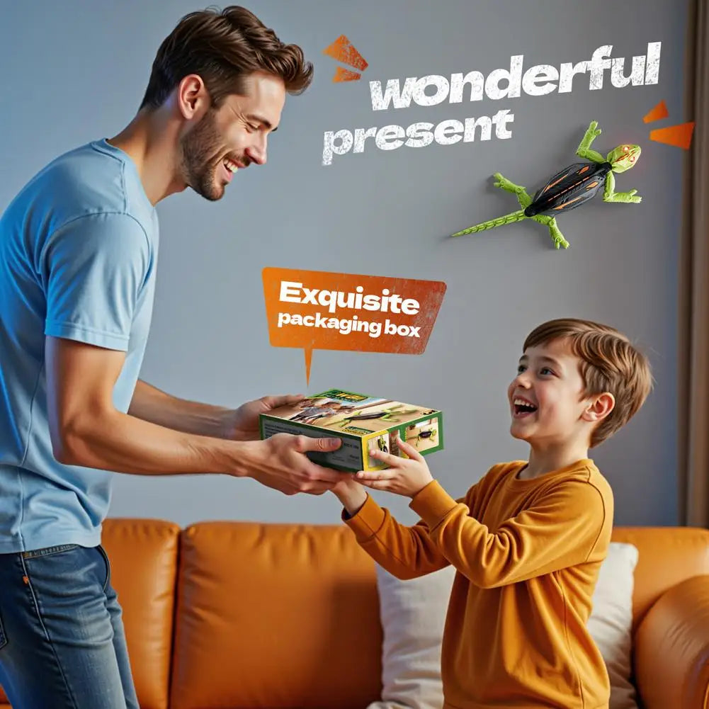 RC Wall Climbing Lizard Robot Toy | Remote Control Gecko RC Robot Toy Qme