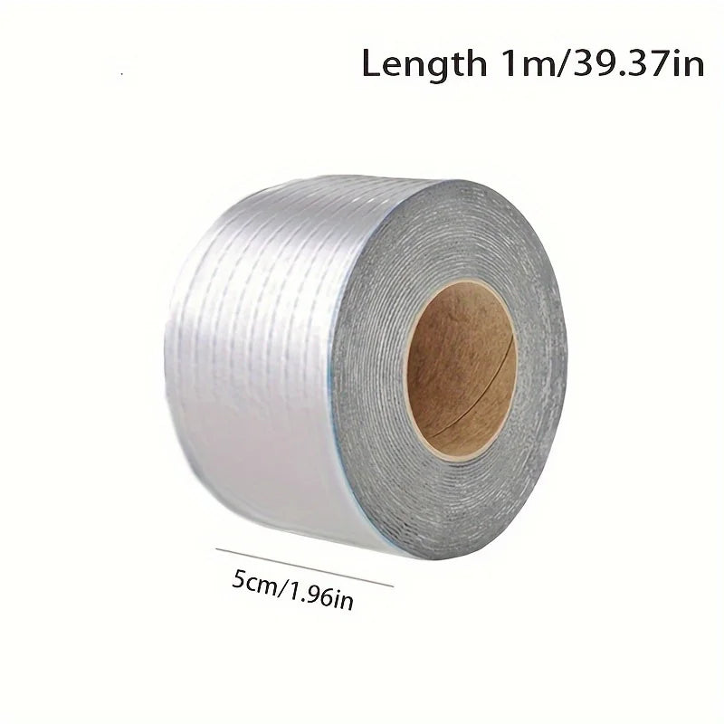 Waterproof Aluminum Foil Tape | High Temp Duct & Roof Repair Aluminum Foil Tape Qme 1 Roll 5cm 3m