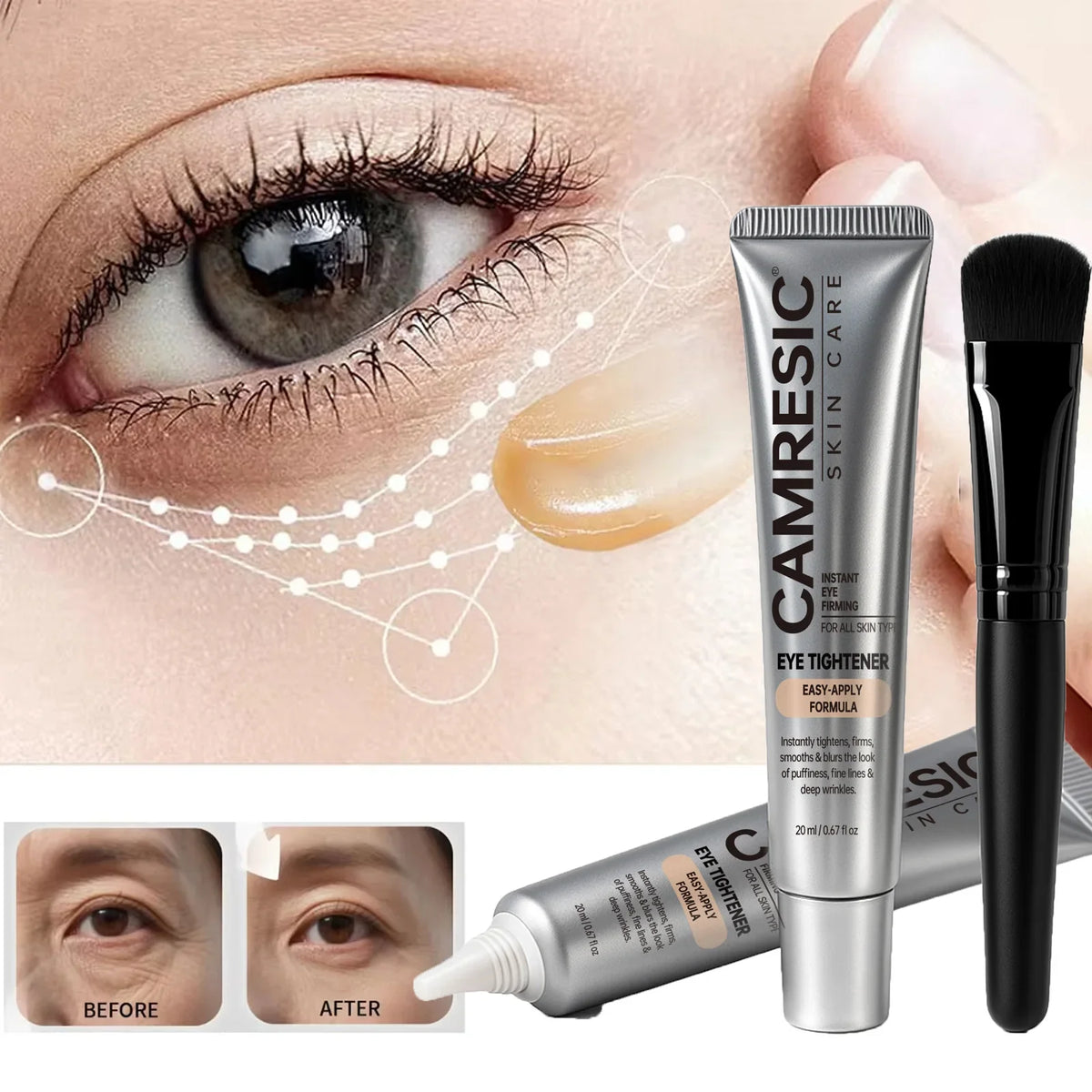 Instant Firming Eye Cream – Brightens & Tightens | Qme Firming Eye Cream Qme