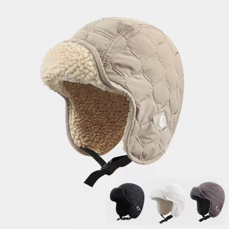 Winter Trapper Aviator Earflap Hat – Waterproof Unisex Winter Earflap Hat Qme