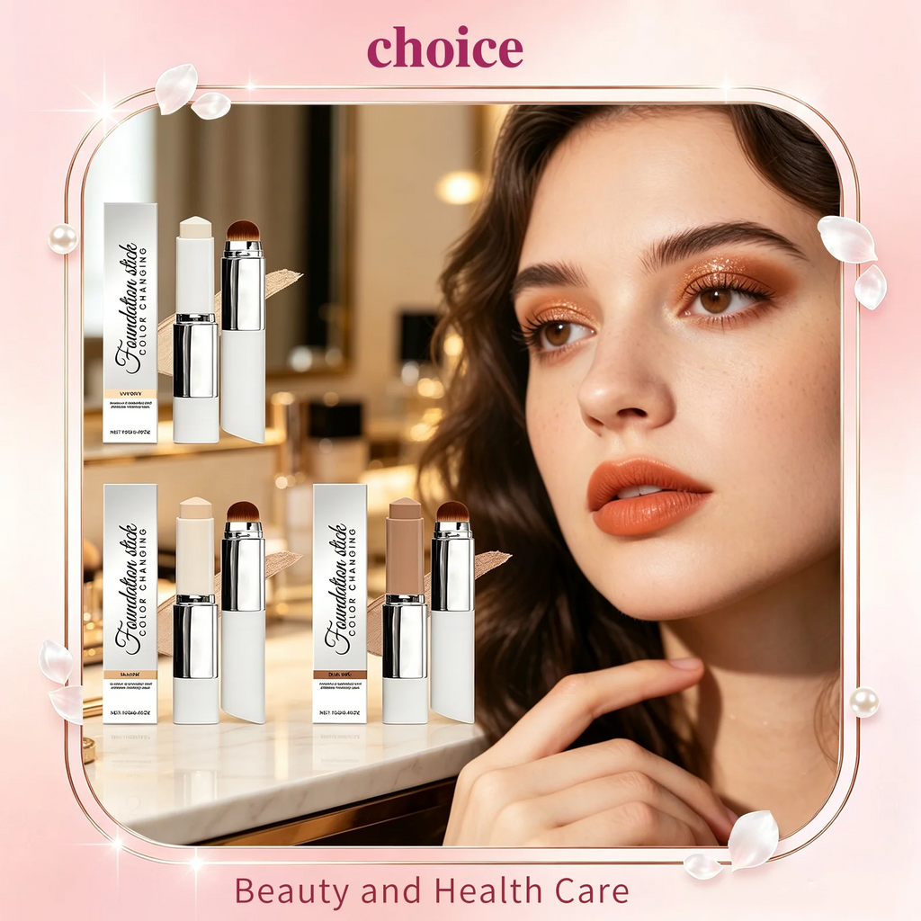 Korean 2-in-1 Color Changing Foundation & Concealer Stick Foundation Concealer Stick Qst