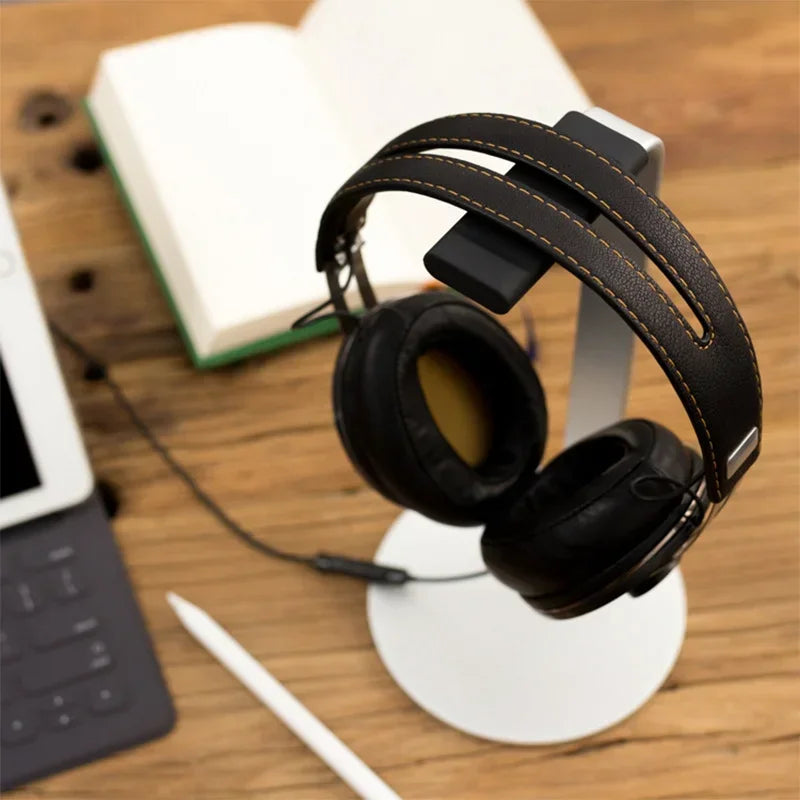 Aluminum H-Shape Headphone Stand – Universal Desk Holder Headphone Stand Qme