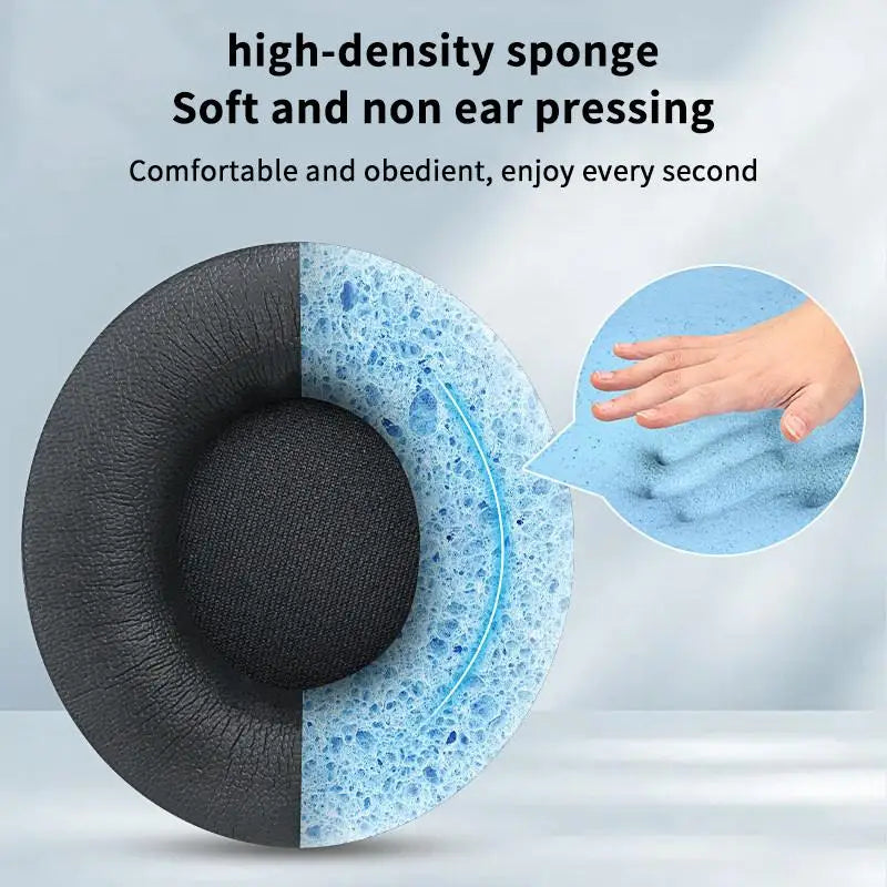 Solo Headset Replacement Ear Pads | Memory Foam Cushions Headset Ear Pads Qme