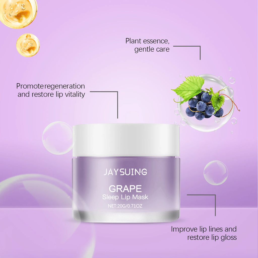 Jaysuing Overnight Sleep Lip Mask – Deep Hydration 20g Overnight Lip Mask Qst