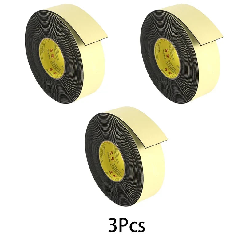 EVA Foam Tape Door & Window Seal Strip – Dustproof & Waterproof Foam Weather Strip Qme 3Pcs 5m 2mm|50mm