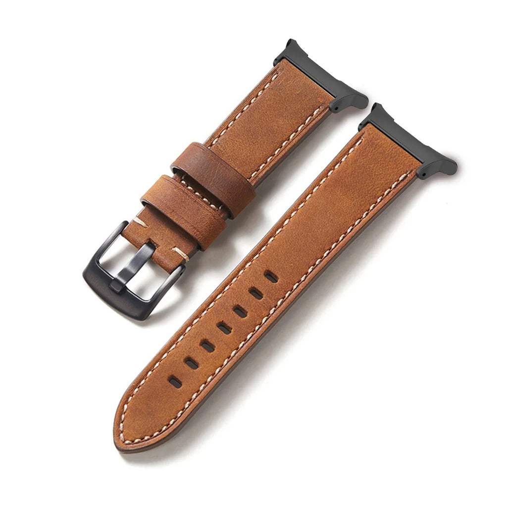 Leather Quick Release Band for Samsung Galaxy Watch 7 Ultra Leather Watch Band Qme