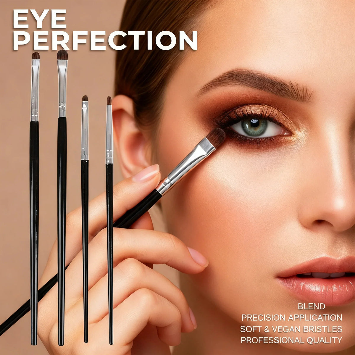 Detail Eye Makeup Brushes – Eyeshadow, Eyeliner & Powder Eye Makeup Brushes Qme