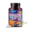 Glucosamine Chondroitin Turmeric MSM Triple Strength Joint Support Joint Support Supplement Qst 60count-1 bottle