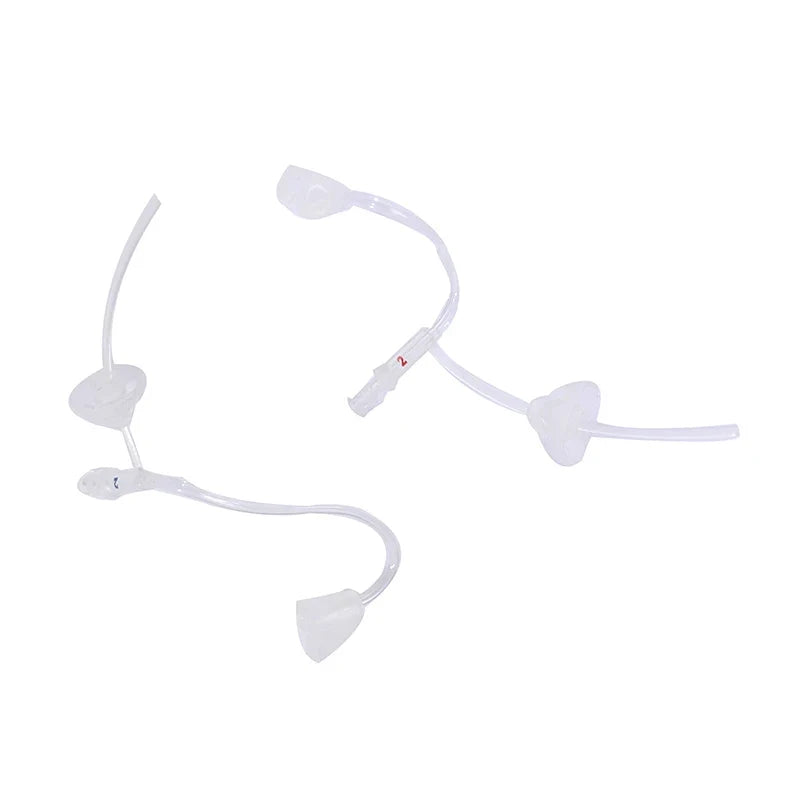 Hearing Aid Replacement Tube Left & Right Ear – 2Pcs Clear PVC Hearing Aid Accessory Qme